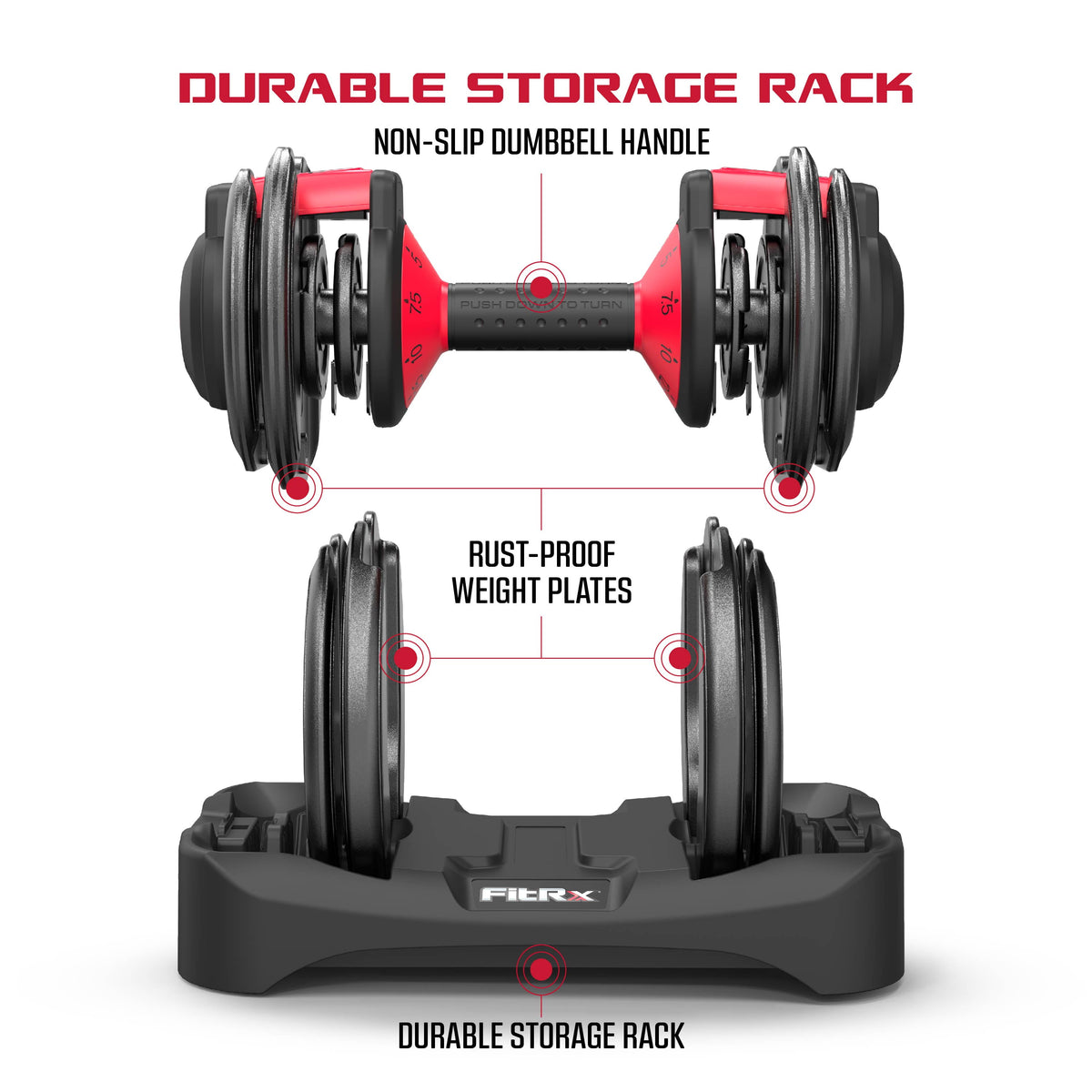 Adjustable Dumbbells 2-Pack, 25Lb Smartbell Dumbbell Set with 9-In-1 Quick-Select Weights, 2.5Lb Increments for Home Gym